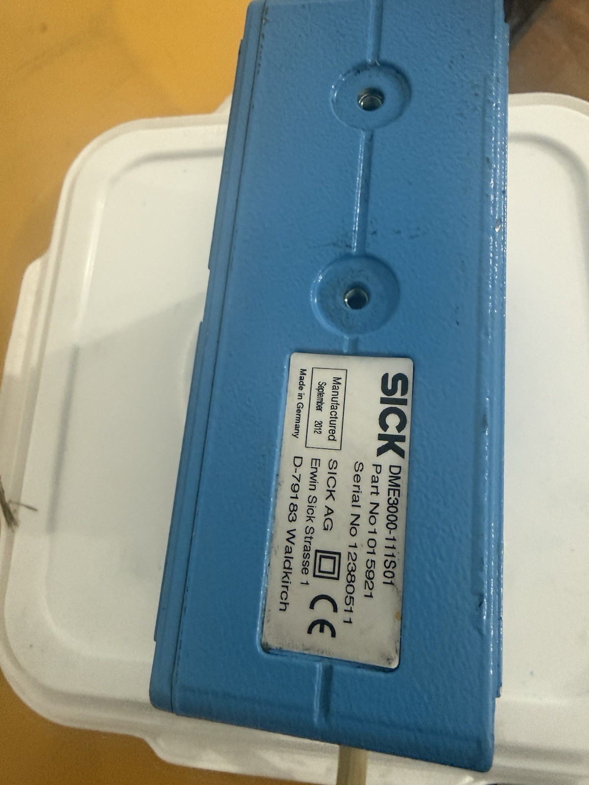 Sick DME3000-111S01 Laser Ranging Sensor – Used Came Off Working Unit