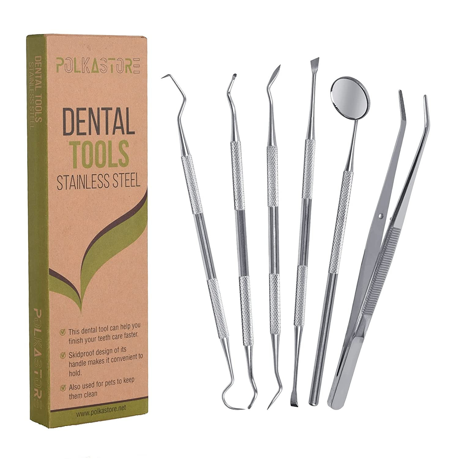 Herramientas Para Dentista Acero Inoxidable Alta Calidad Higiene Dental Dientes
