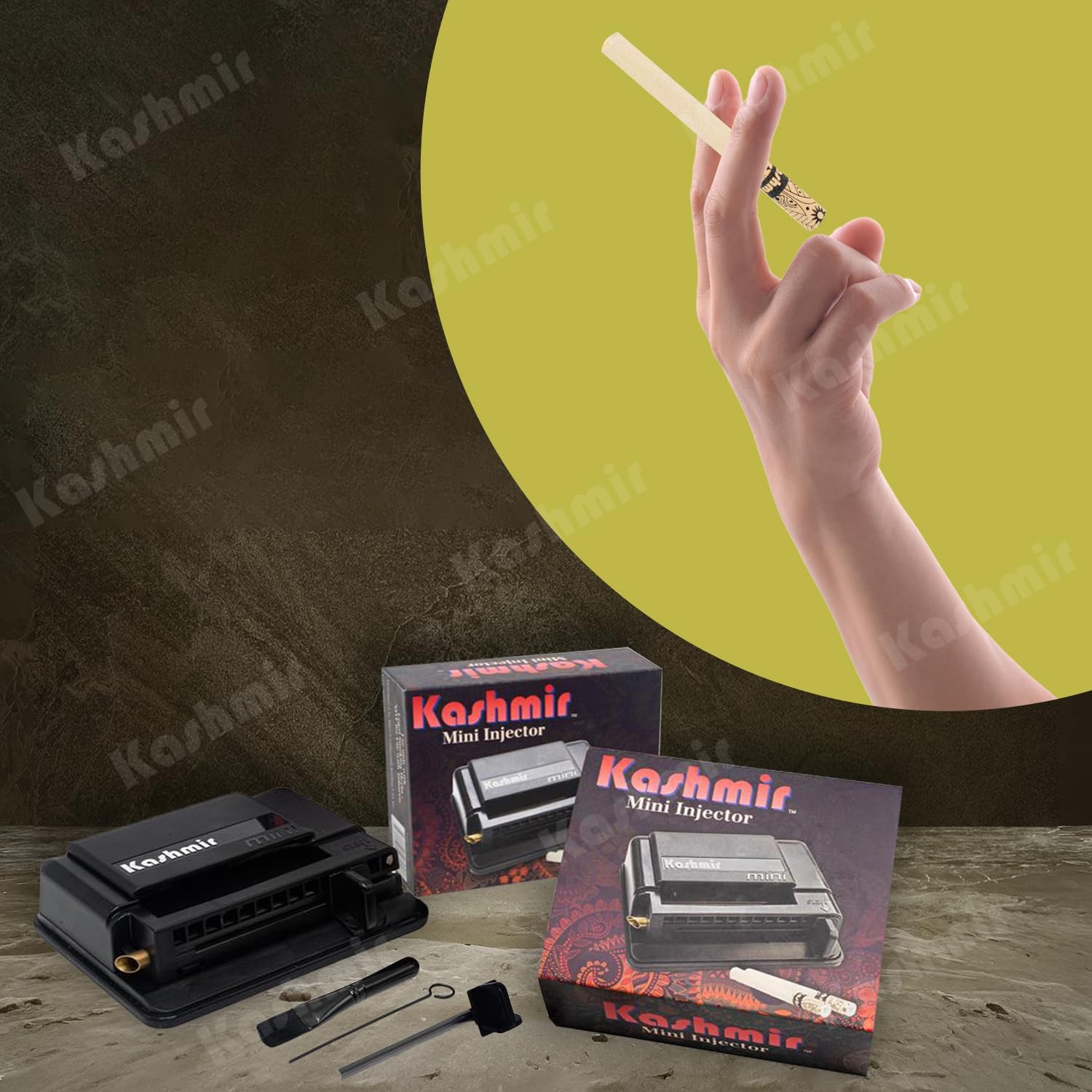 Kashmir Cigarette Tubes Organic Hmp Count 5 Boxes Of 200 Tubes Smooth Draw
