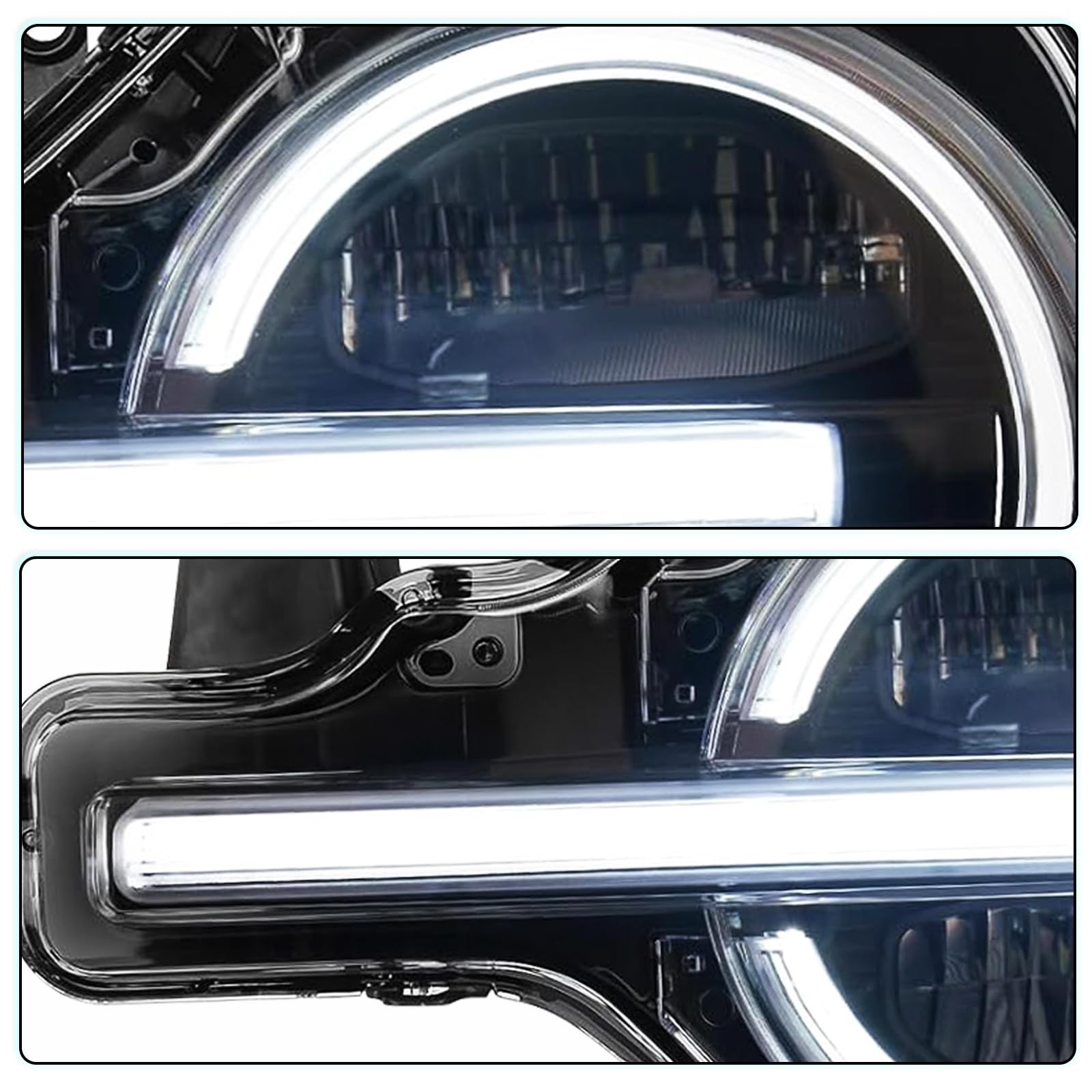 Full LED DRL Headlight Assembly Fit for 2021-2025 Ford Bronco, LH