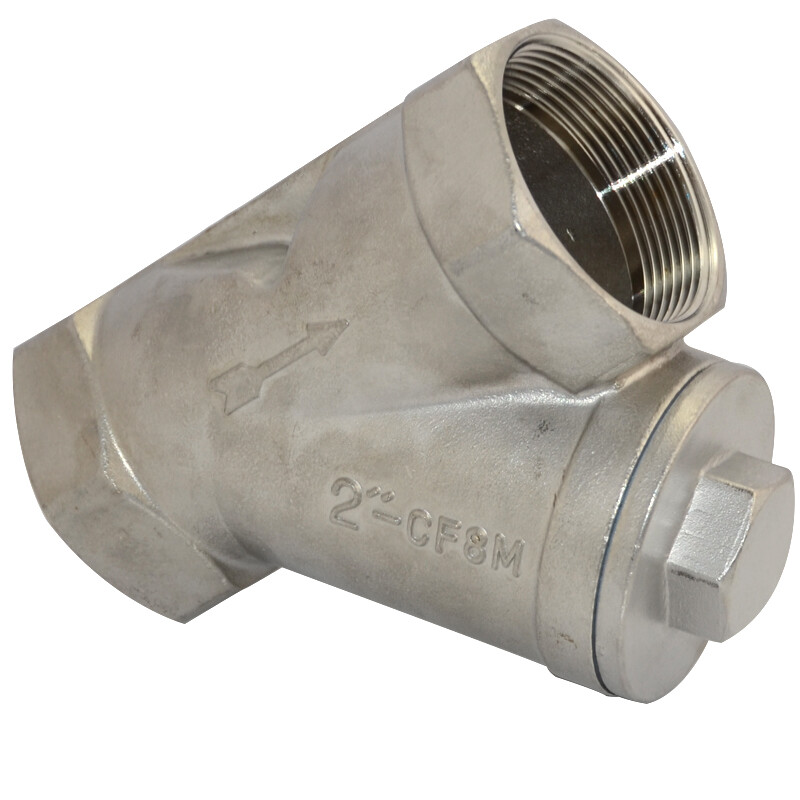 2″ 2 inch Stainless Steel Y Strainer Mesh Filter Valve NPT Female 800 WOG 316