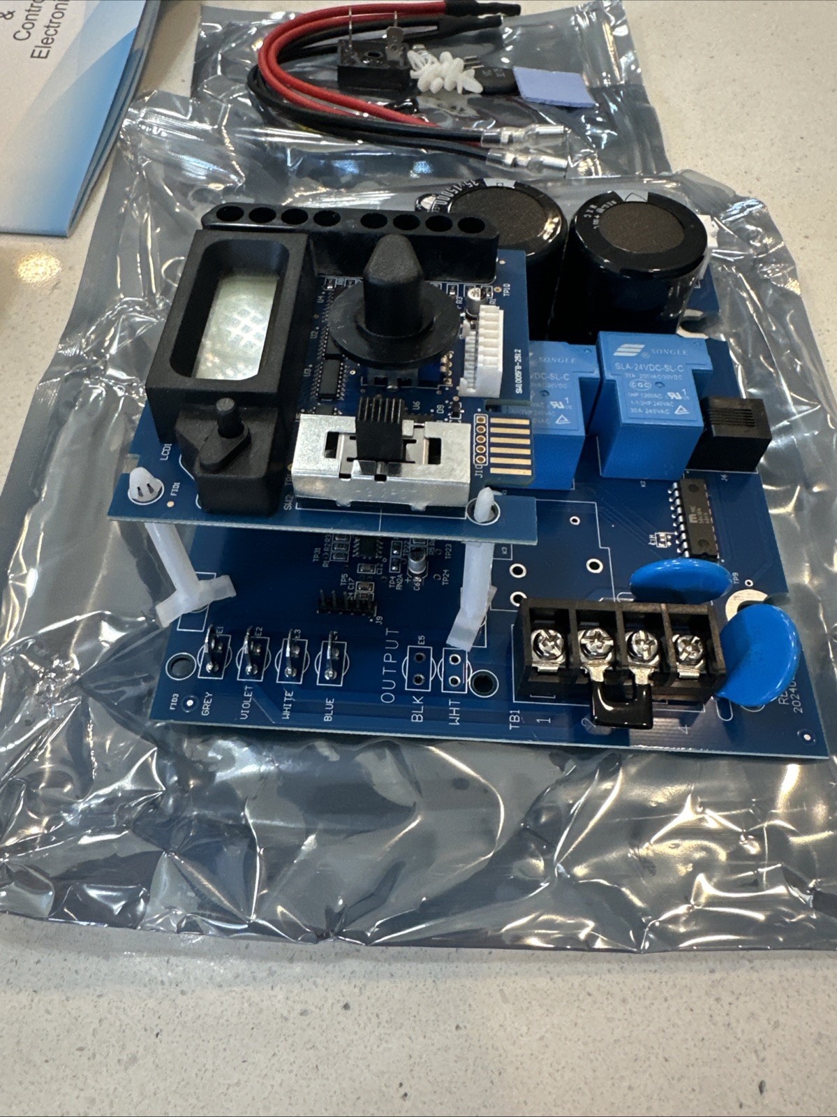 GLX-PCB-RITE GLX-PCB-DSP Aqua Rite Salt Chlorinator Control Board Tested