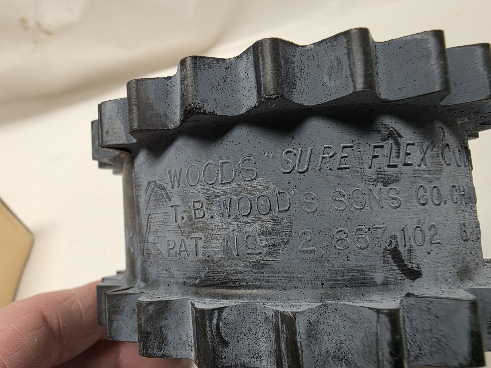 TB Woods 1#7J Sure-Flex Coupler Element Sleeve, Special Saw Tooth