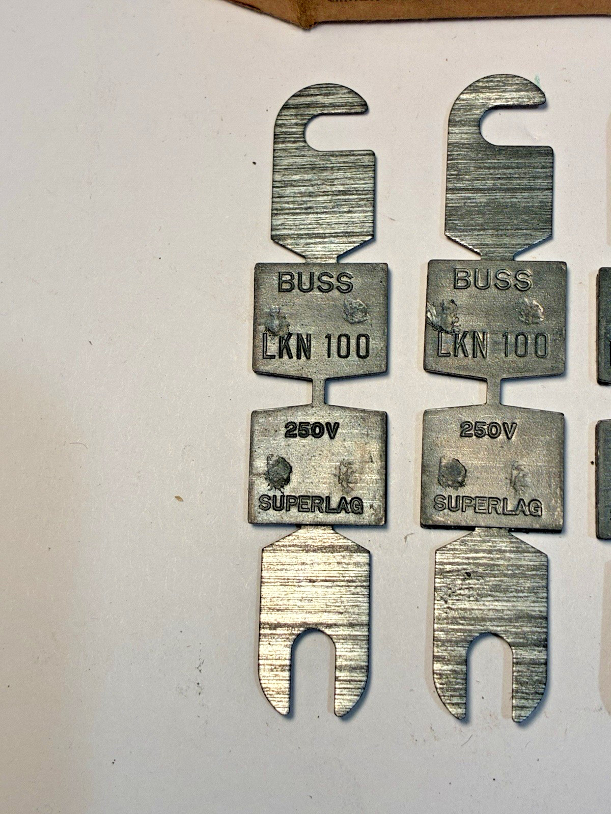 Bussman LKN-100 250V Fuse Super Lag Renewal Links SET Of 4 FREE SHIPPING!