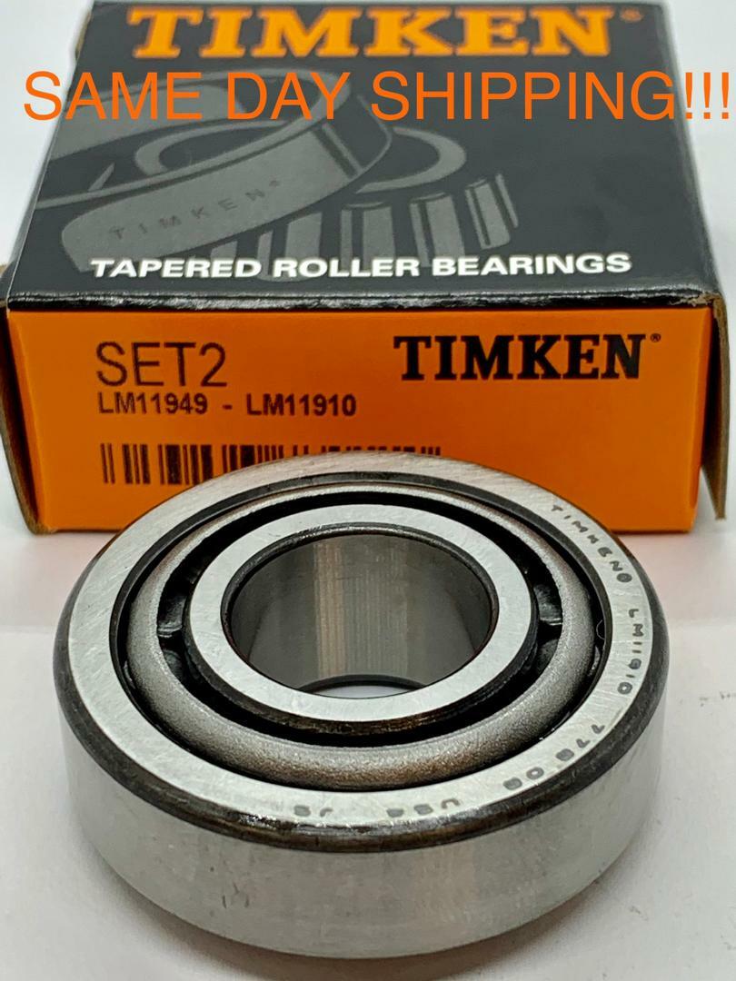 Timken USA Set2, Set 2 ( LM11949 & LM11910) A2 Cup & Cone SAME DAY SHIPPING!!!!