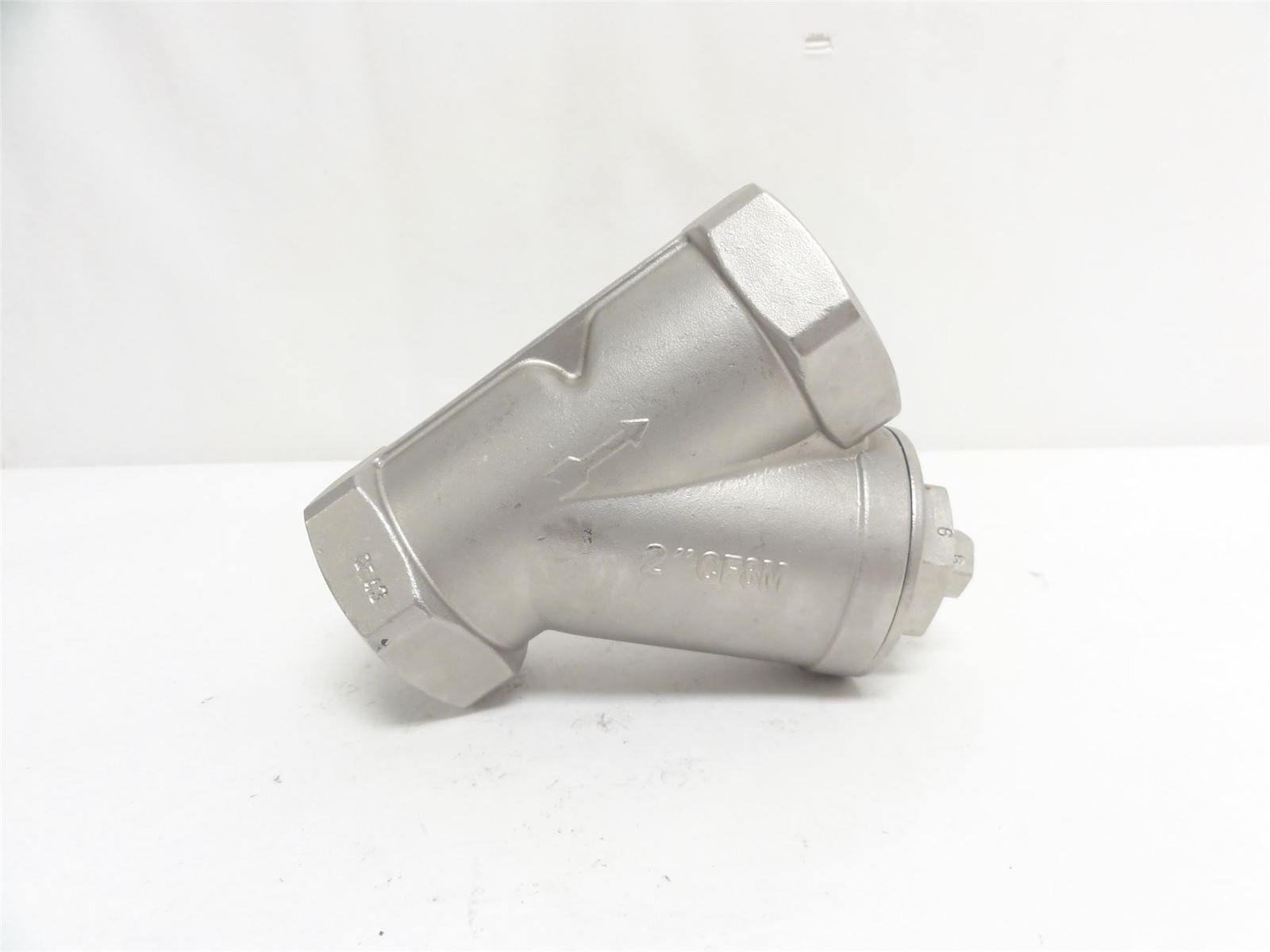 253974 New-No Box; Ind-Std 20XM23 Wye Pattern Strainer; SS; 2NPT; CF8M Body
