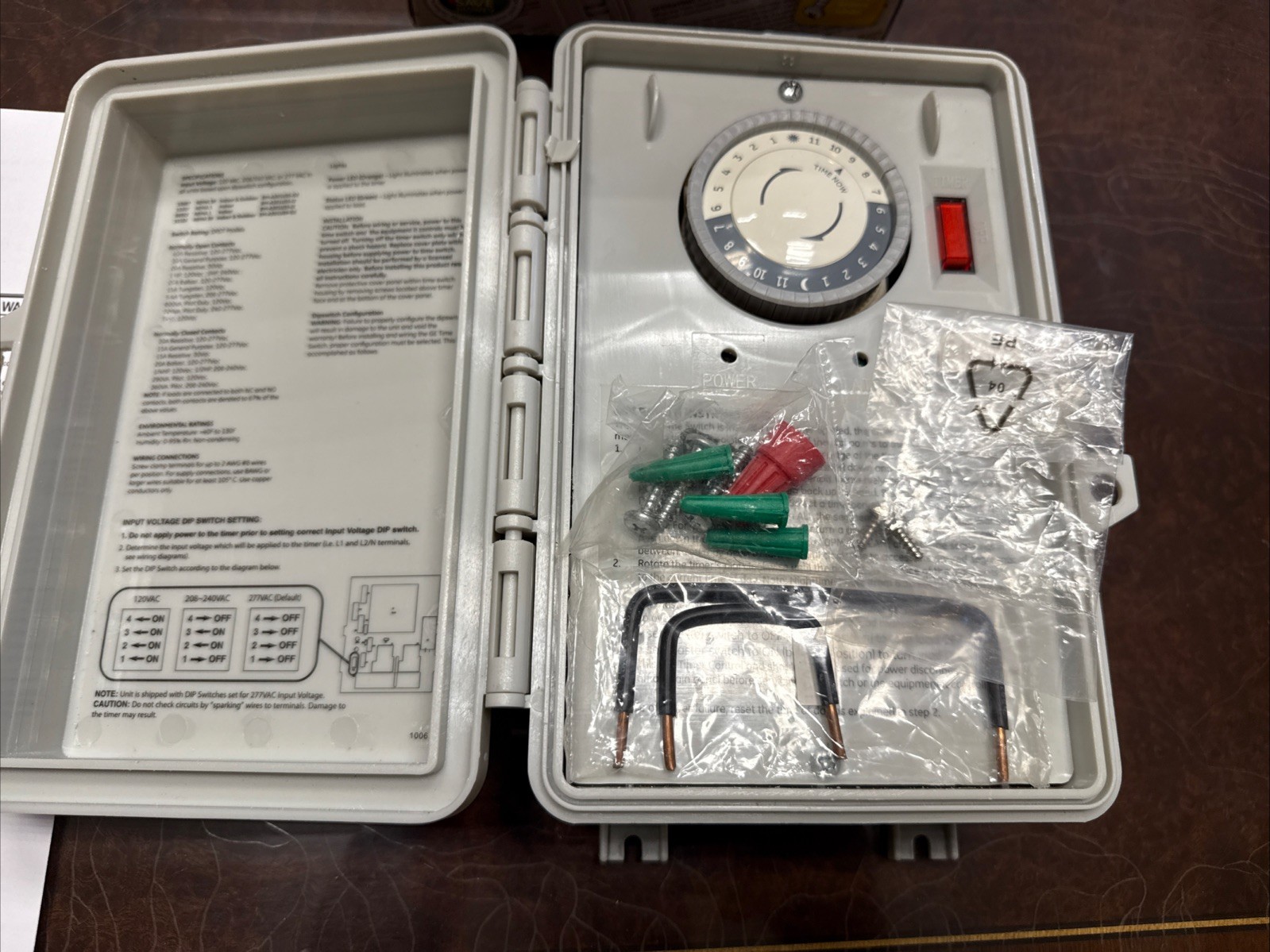 GE 15146 24-Hour Heavy-Duty Electrical Indoor Water Heater Time Switch Timer