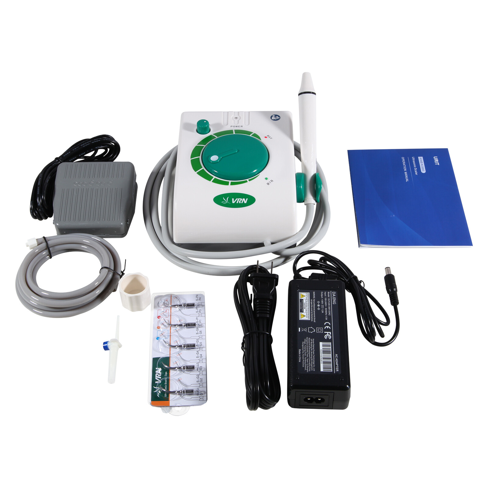 Dental Ultrasonic Scaler Teeth Cleaning Machine Calculus Remover with 5 Tips