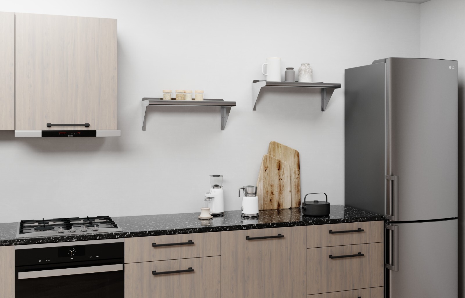 10 in. x 24 in. Stainless Steel Wall Shelf