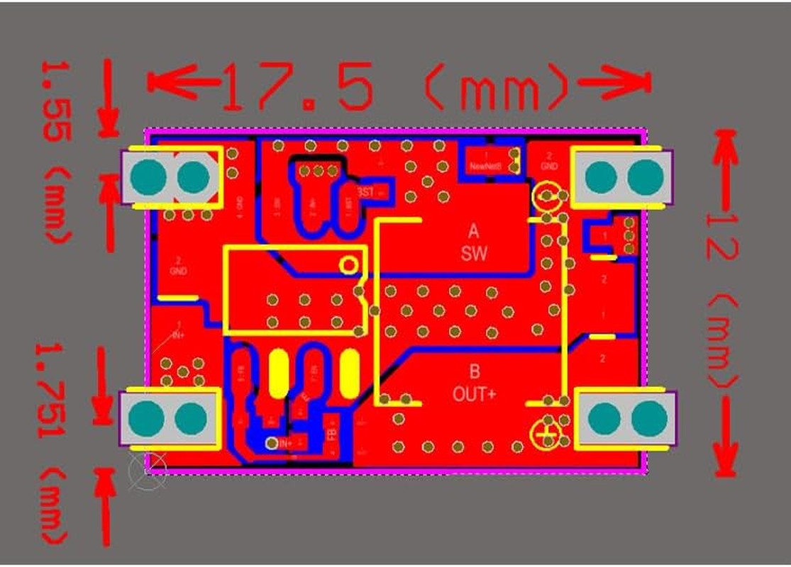 5V Regulator 6Pcs Mini Reducer DC 5-30V 12V 24V Buck to 5V Buck Converter Board
