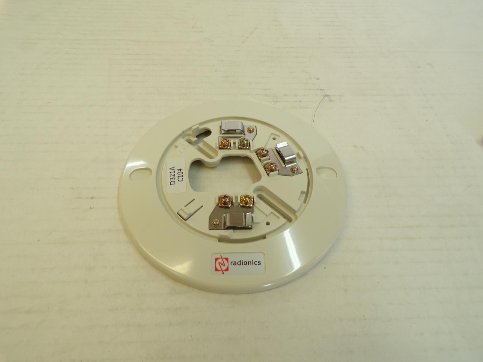 Radionics Bosch D321A Fire Alarm Systems 6 in. (15 cm) Analog Detector Base