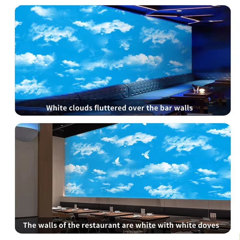 60W-600W Cloud Sky Effect Projector Waterproof Dynamic Logo GOBO Projector Lamp