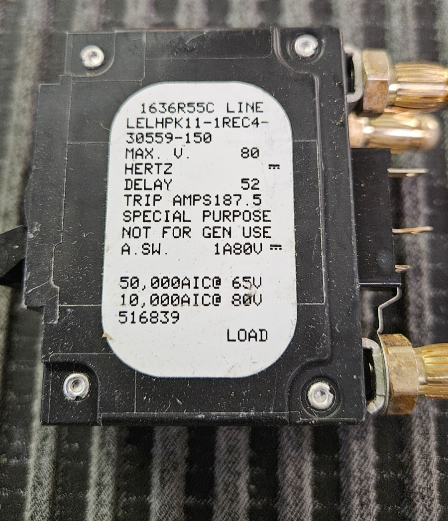 Airpax Circuit Breaker LELHPK11-1RS4-30560-150 (150A)