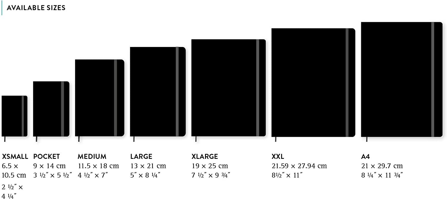 Moleskine Notebook, XXL, Ruled, Black, Hard Cover (8.5 x Office_product
