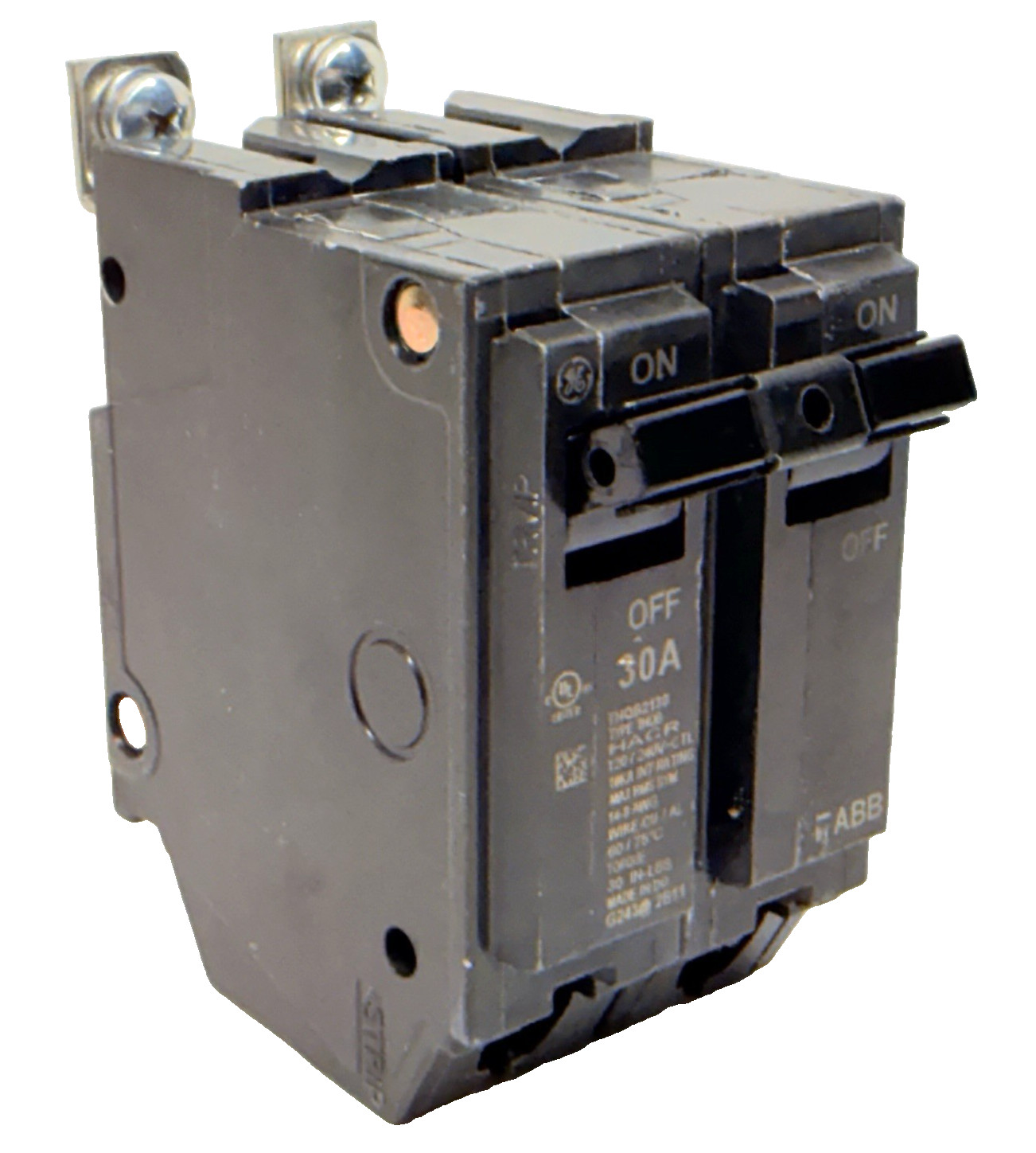 NEW GE THQB2130 Bolt-on Circuit Breaker 30 Amp, 240V, 2-Pole