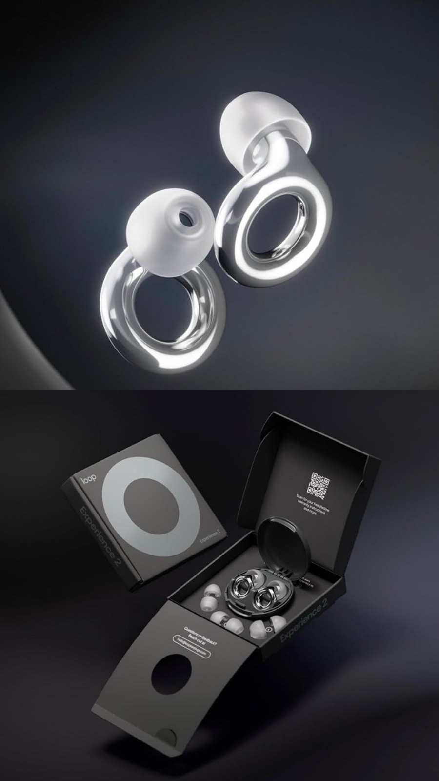 Loop Experience 2 Ear Plugs – Stylish Certified Hearing Protection for Concerts