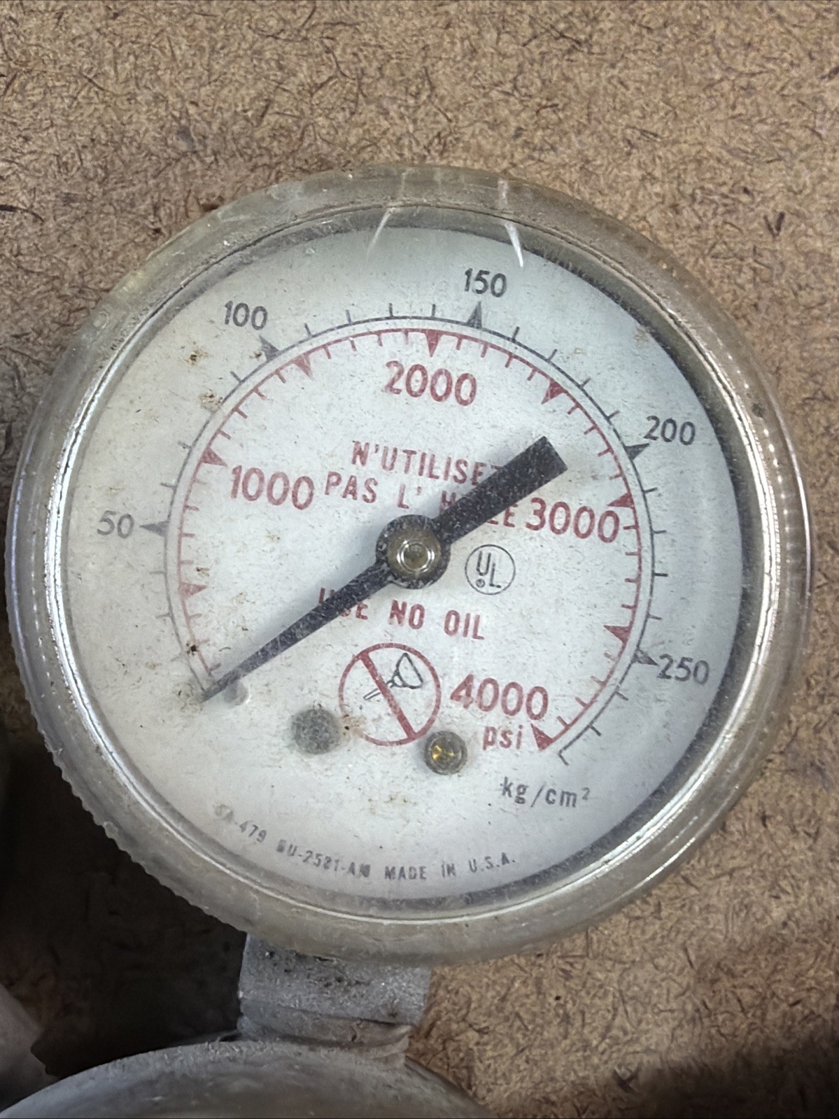 Smiths Oxygen & Acetylene Regulator H1710A-540 Used Welding Torch Gauge GUC!