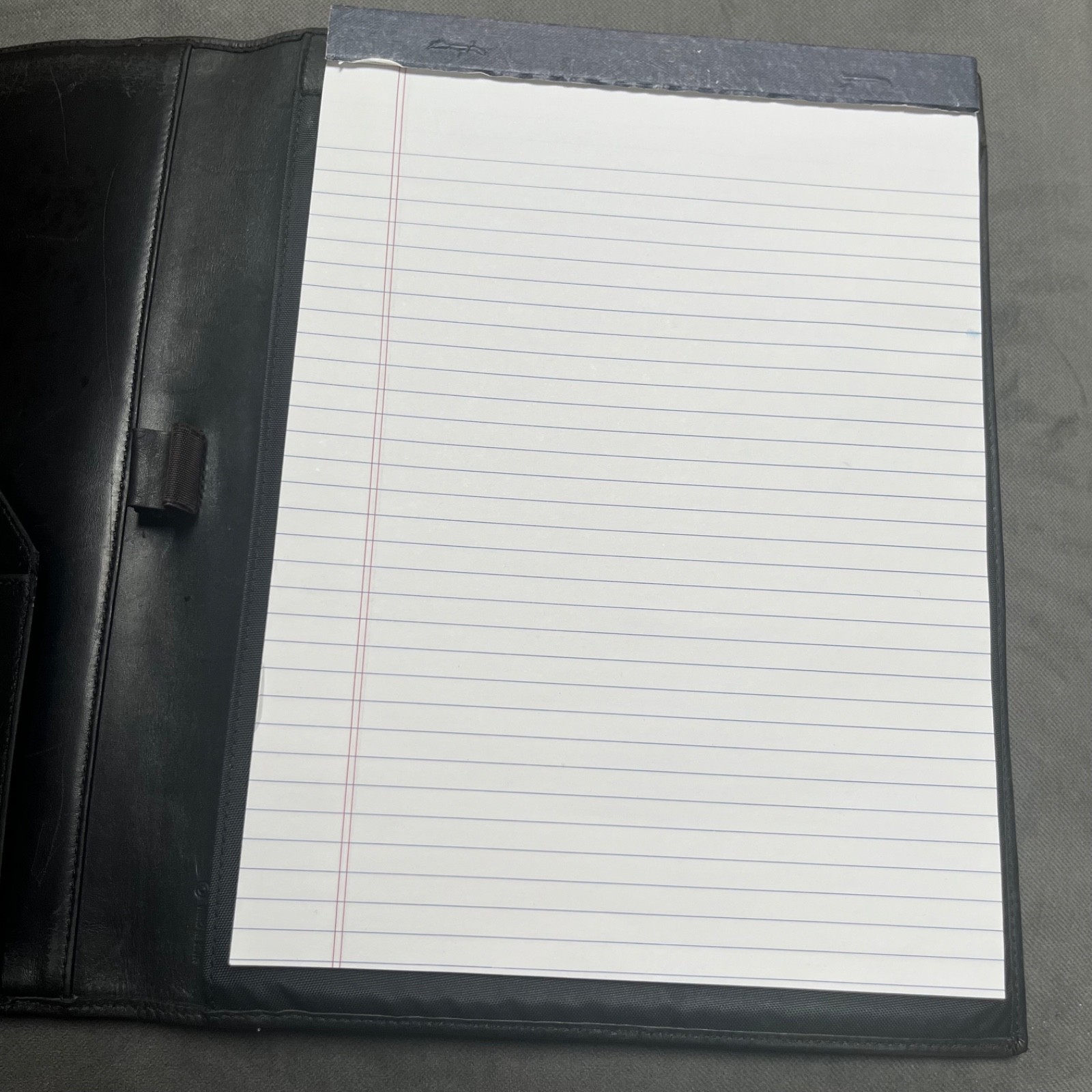 Vintage Coach Portfolio Bi-fold Black Real Leather Unisex 10×12.5 Rare