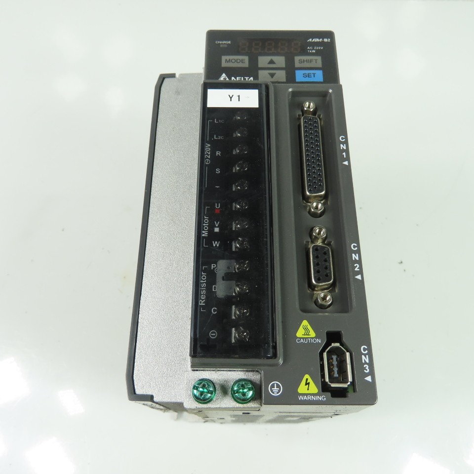 Delta ASD-B2-1021-B AC Servo Drive 3Ph 230V 4.68A Input 110V 7.3A Output 1kW