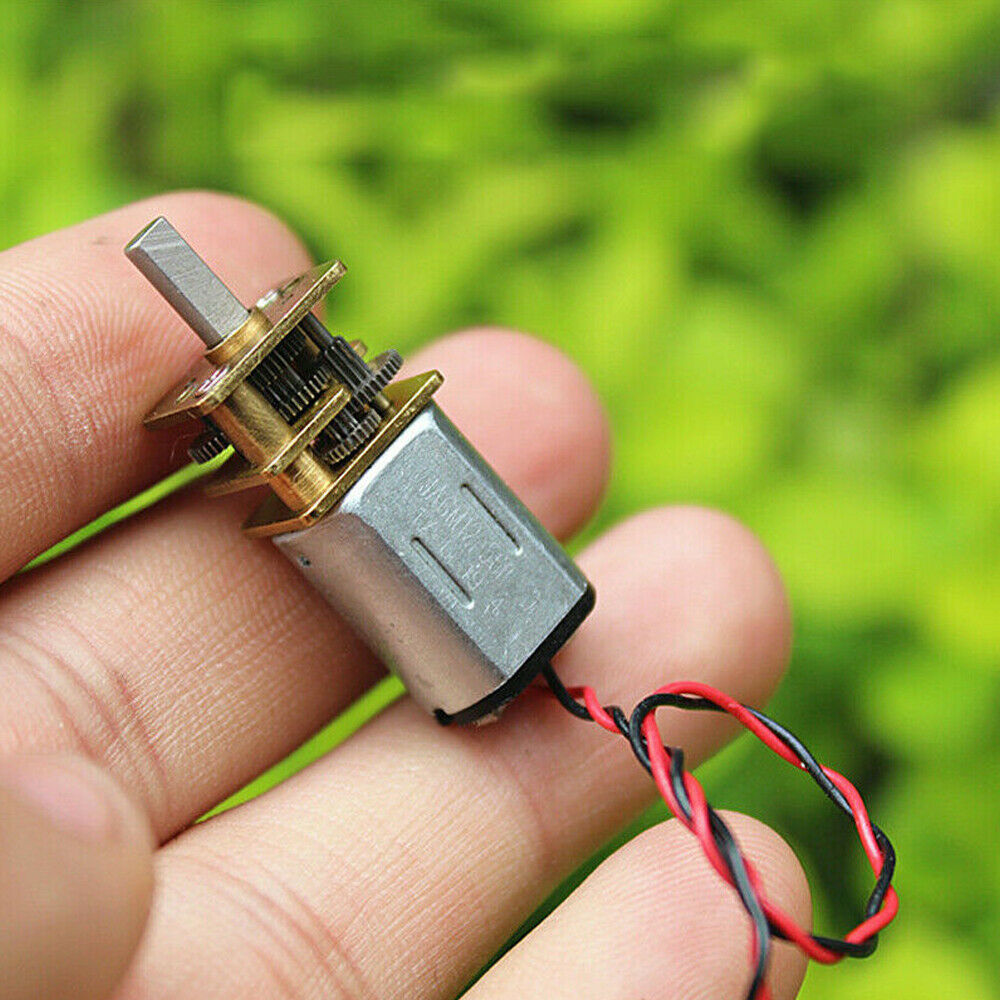 5Pcs Micro Mini N20 Gear Motor DC Slow Speed Full Metal Gearbox Reducer Toy E