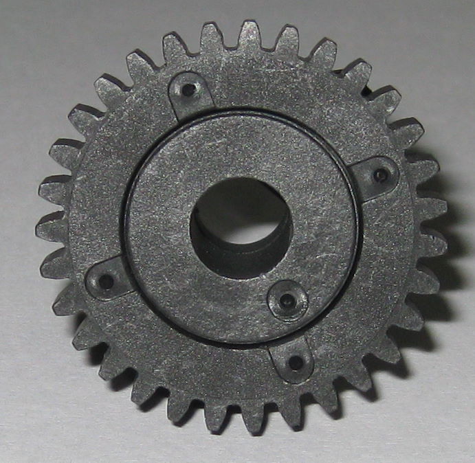 One Way Spring Wrap Clutch with Spur Gear- Anti Reverse Adjustable Spring Clutch