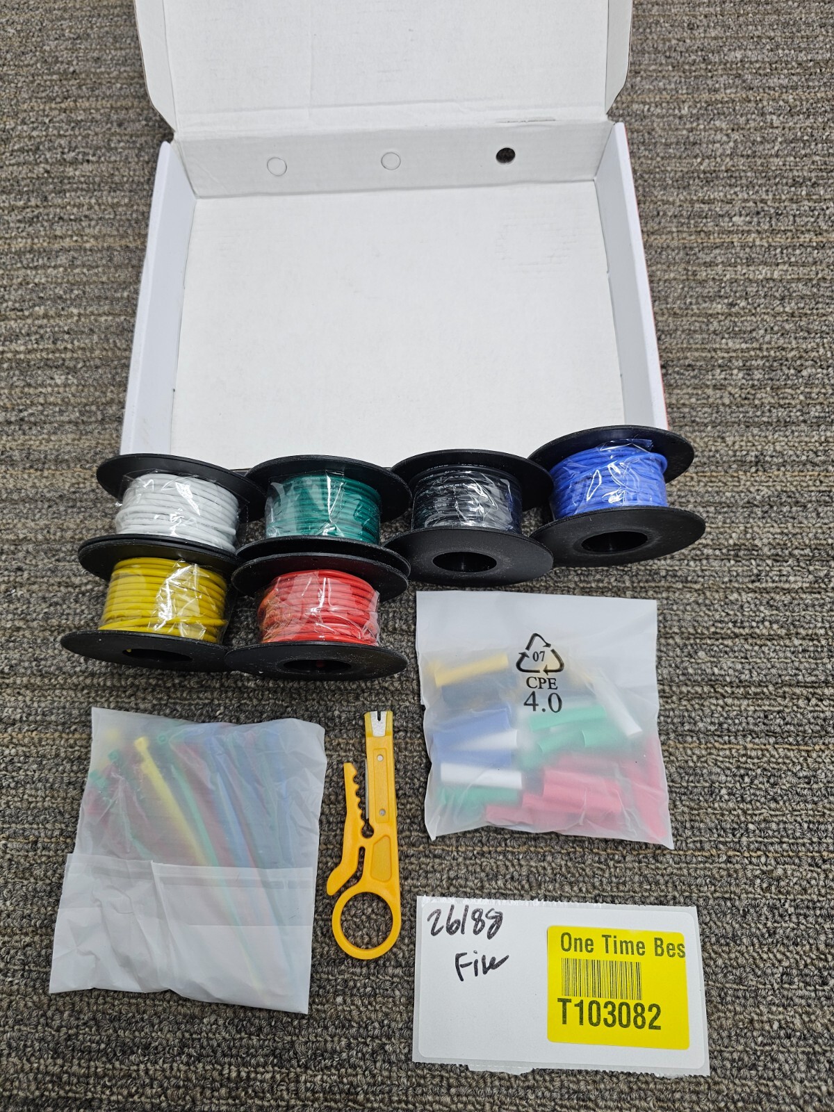 Xinwang Electric Wire 18AWG 6 Colors Flexible Silicone Rubber Silicone, Copper