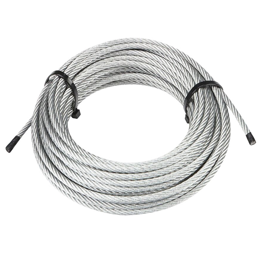 7 x 19 Galvanized Aircraft Cable Wire Rope 3/8″ – 100 ft