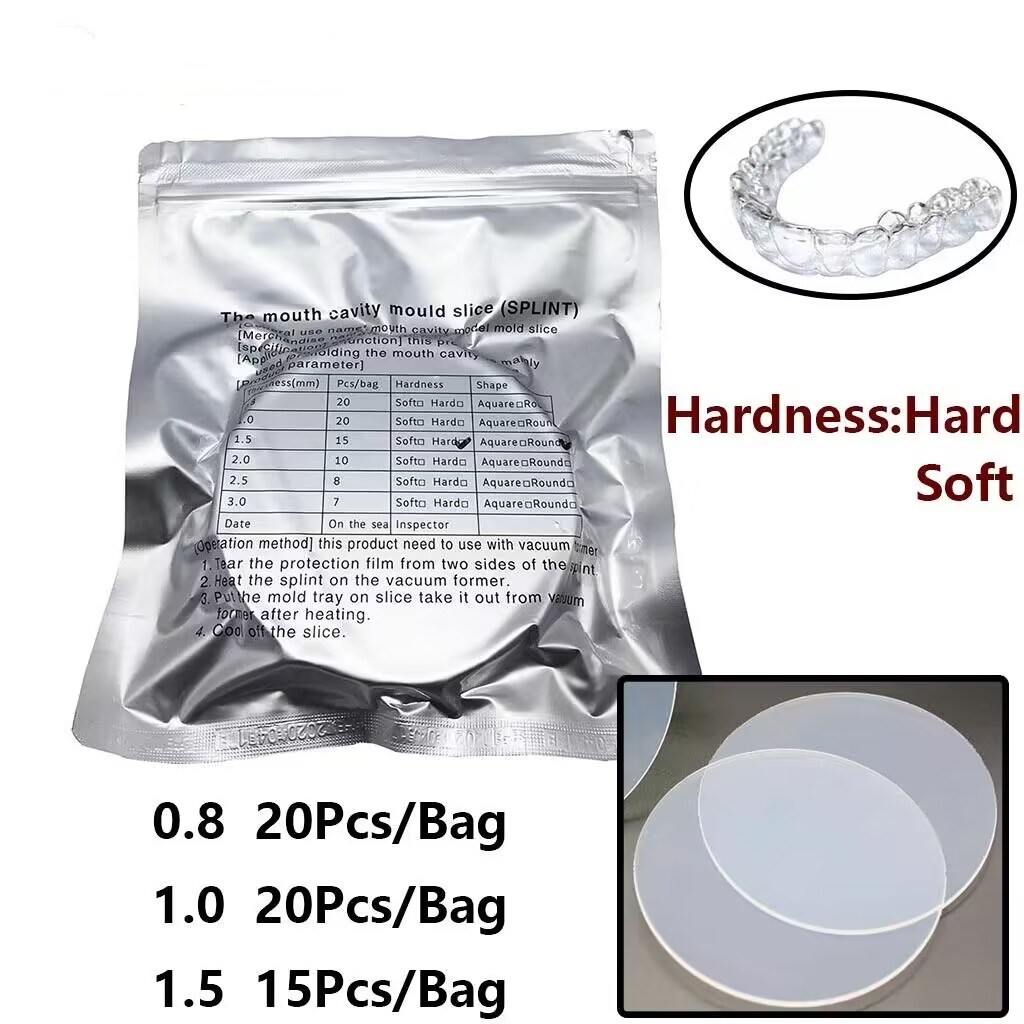 Dental Lab Vacuum Forming Splint Sheet Thermoforming Material Soft Hard US STOCK