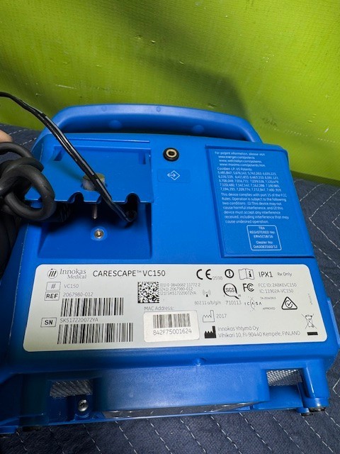 GE Carescape VC150 Vital Signs Monitor w/ NEW Scanner and Accessories (C295)
