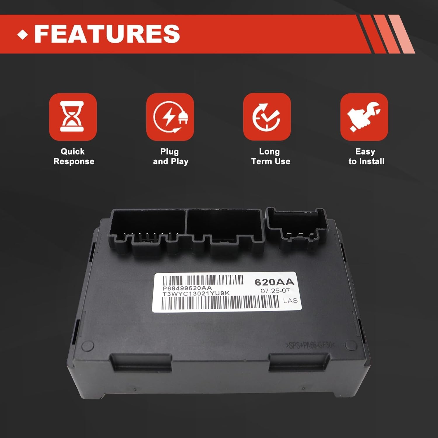 Transfer Case Controller Module 68499620AB for Jeep Grand Cherokee 2021, WK 2022