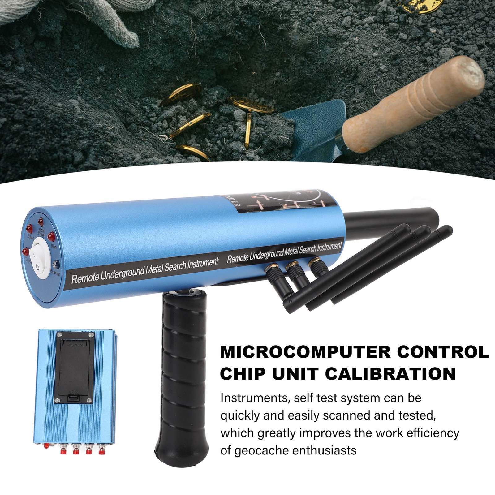 Metal Detector Remote Search System Professional Metal Finder with Self-check