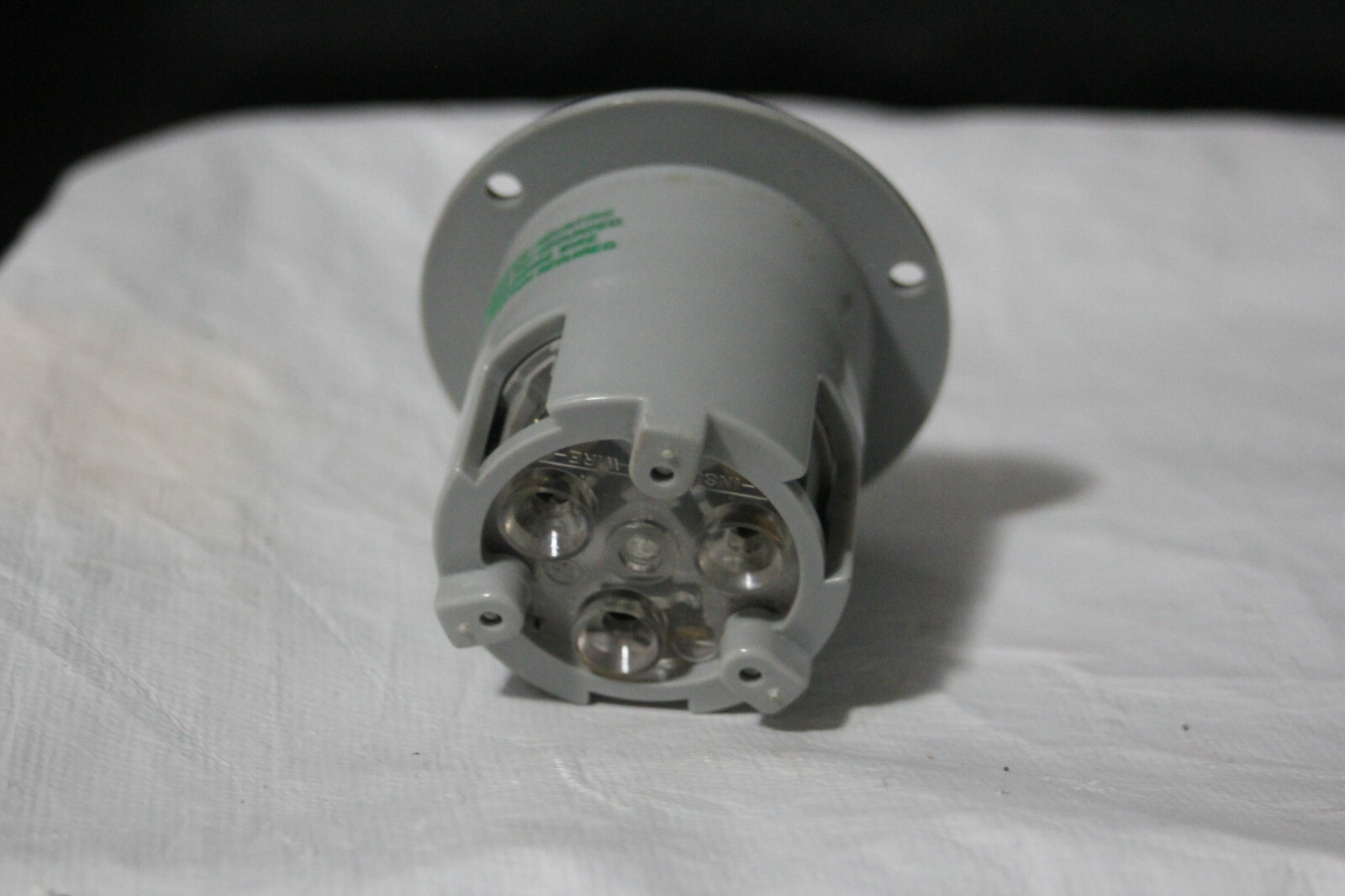 ARROW HART 6345 TWIST LOCKING FLANGED INLET 30A 250V 2P 3W GRO 947B UL