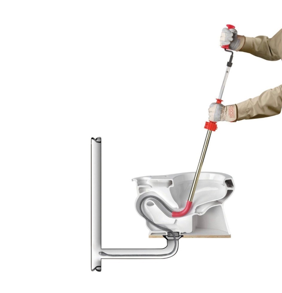 Ridgid 56658 K-6P ~ 6′ Hybrid Toilet Auger with Bulb Head