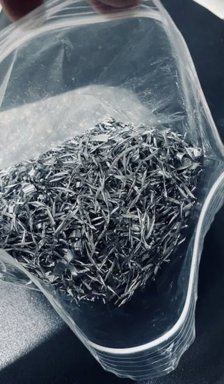 5 Pounds ALUMINUM 6061 METAL SHAVINGS/CHIPS Orgonite Art Flat $10 Shipping