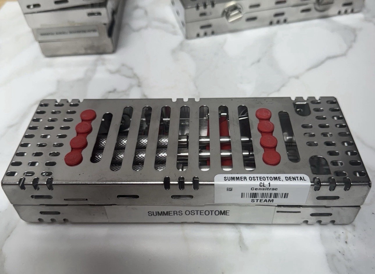 Zimmer Biomet 3i Summers Osteotome Set OSTO1-5 & OSTFS w/ Hu-Friedy Case