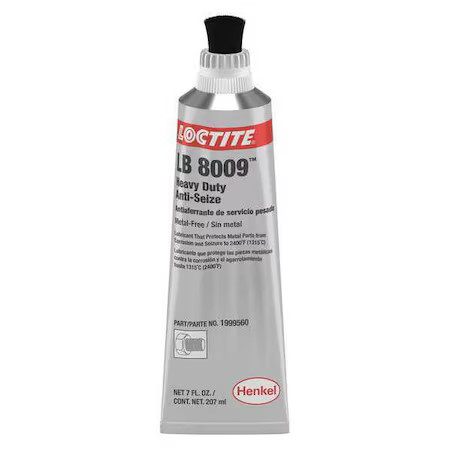 Loctite 1999560 Anti-Seize, 7Oz, Heavy Duty, Brush Top Tube Lb 8009