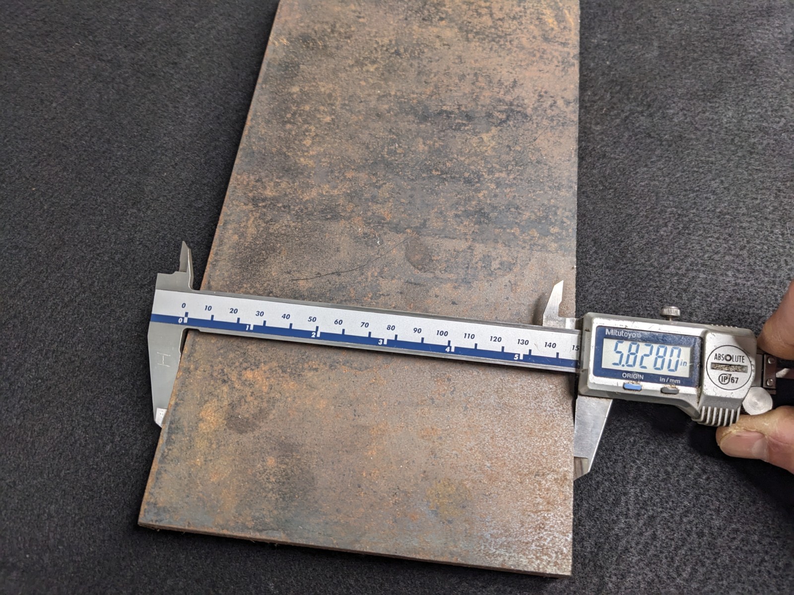 ¾ Thick X 5.80 » X 10-1/2 » Long ASTM-A572, Gr 50 Steel Plate