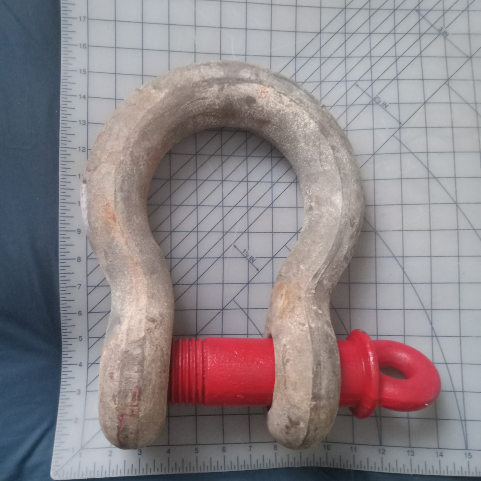 Crosby Screw Pin Anchor Shackle 35 Ton Load Capacity 2″ Chain Carbon Steel