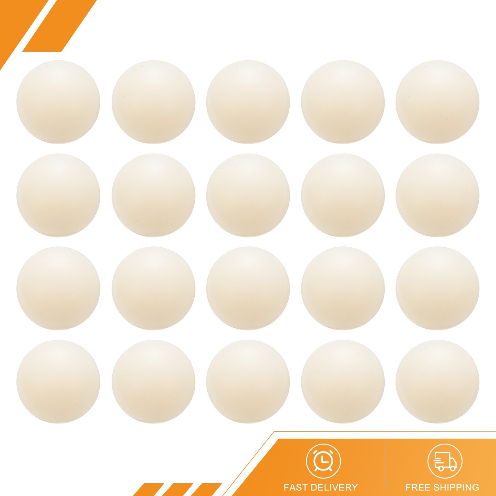 20pack Nylon Bearing Balls 3/4 Inch 19.05mm Solid Plastic Balls