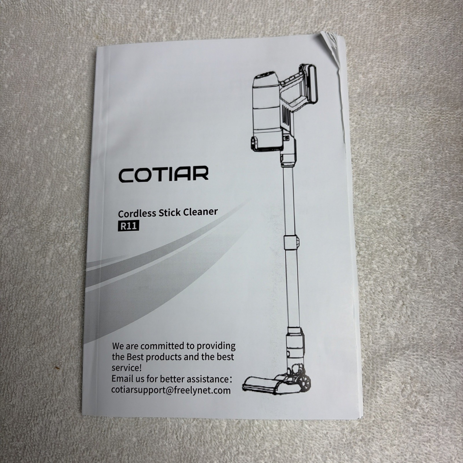 Cotiar Cordless Stick Vacuum Cleaner R11 500W 60Mins Vacuum Cleaners TESTED