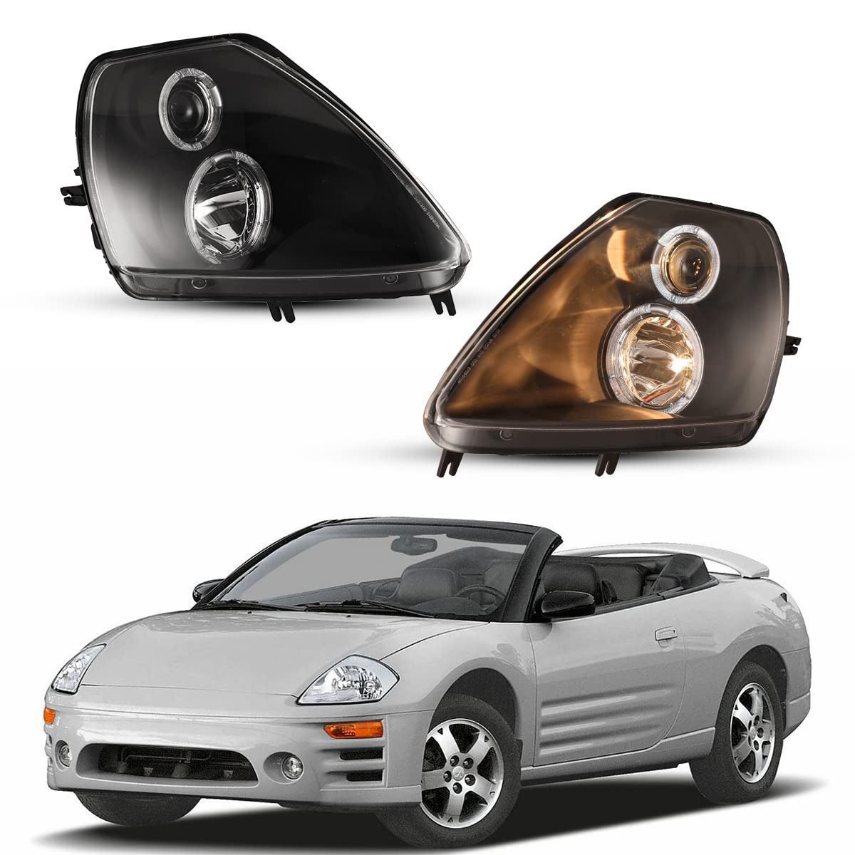 Headlights for Mitsubishi Eclipse 2000-2005