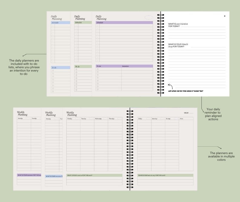 Miracle Stories Manifestation Planner