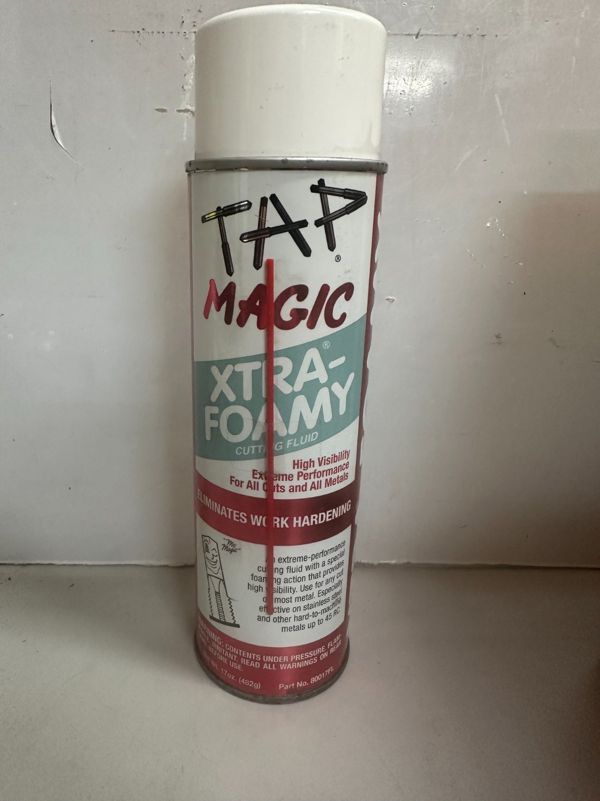 TAP MAGIC 80017FL XTRA-FOAMY CUTTING FLUID (LOT OF 2) 17 OZ AEROSOL FREE SHIP