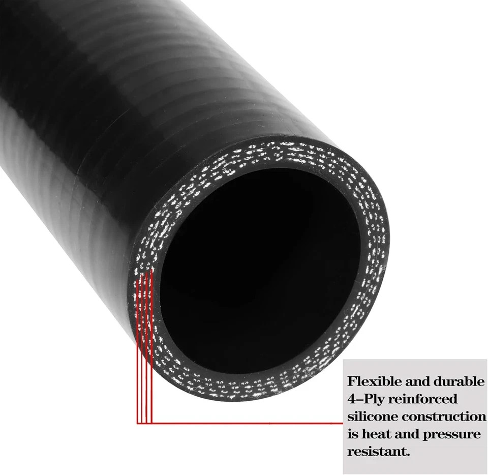 ID 1.25 Inch 45 Degree Elbow Silicone Coupler Hose, 6″ Leg Length (152Mm) Univer
