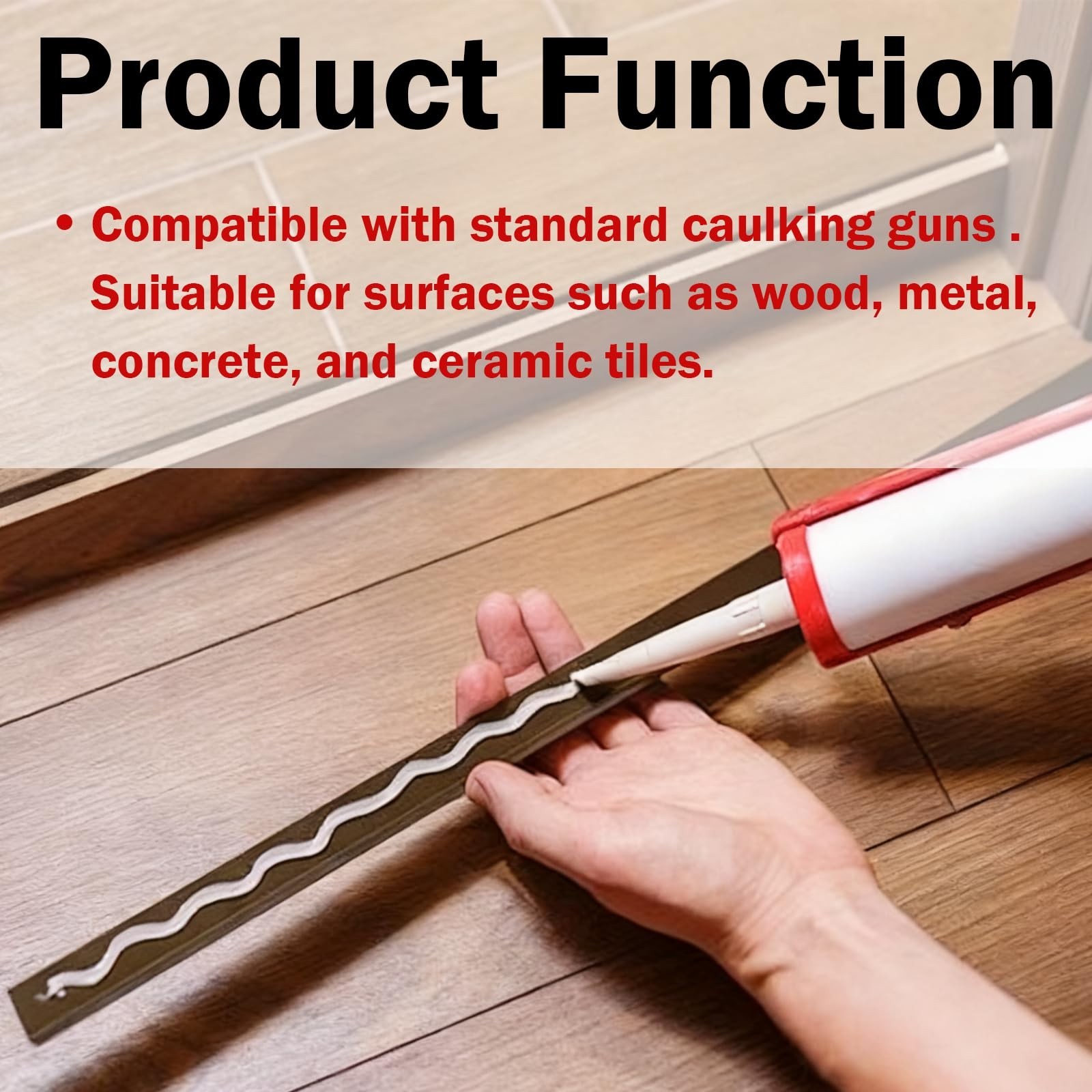 20 Pack Refillable Caulk Tubes 10 oz for Standard Guns, Repair Cracks & Seal Lea