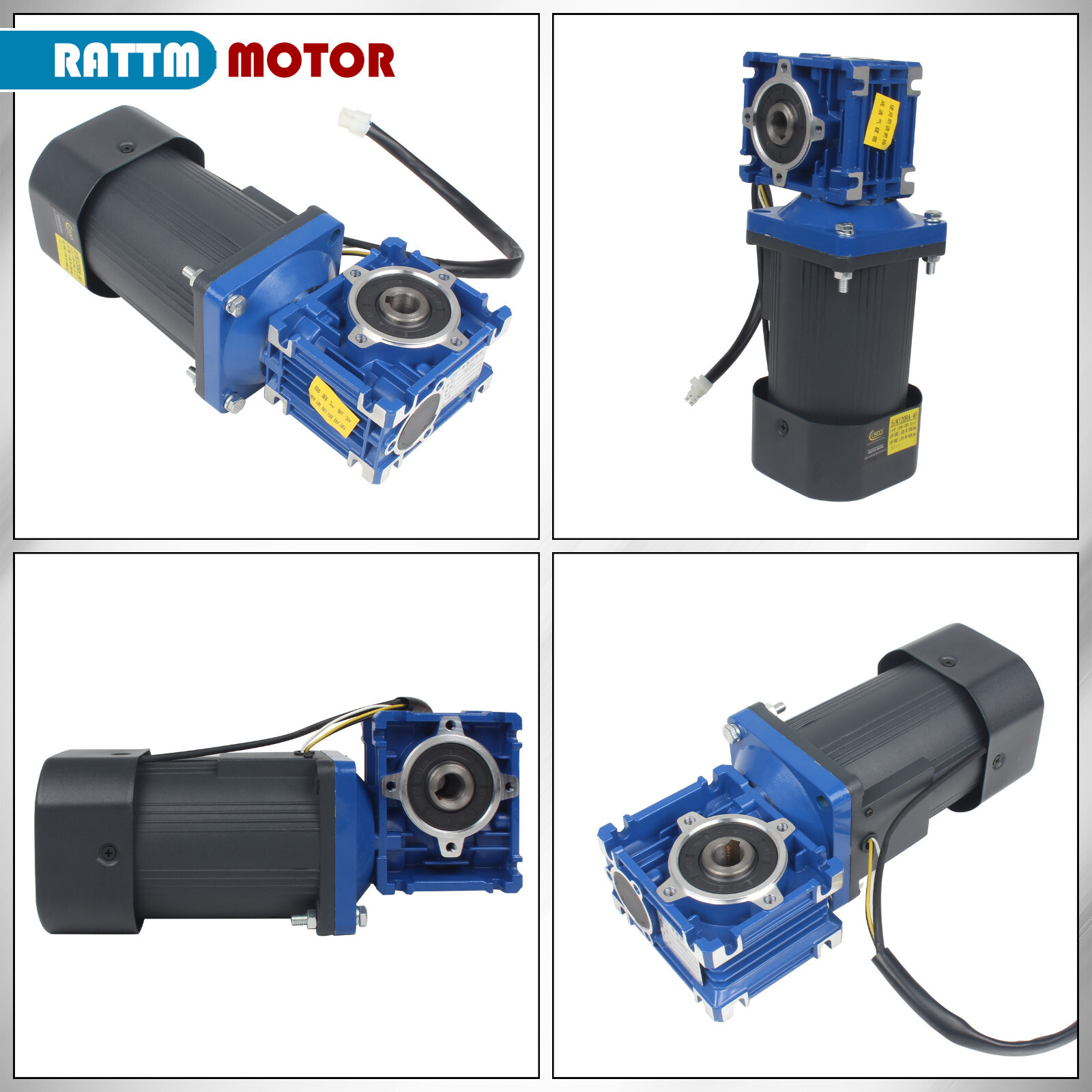 〖US〗120W AC Adjustable Variable Gear Motor 110V NMRV30 1600RPM w/ Speed Governor