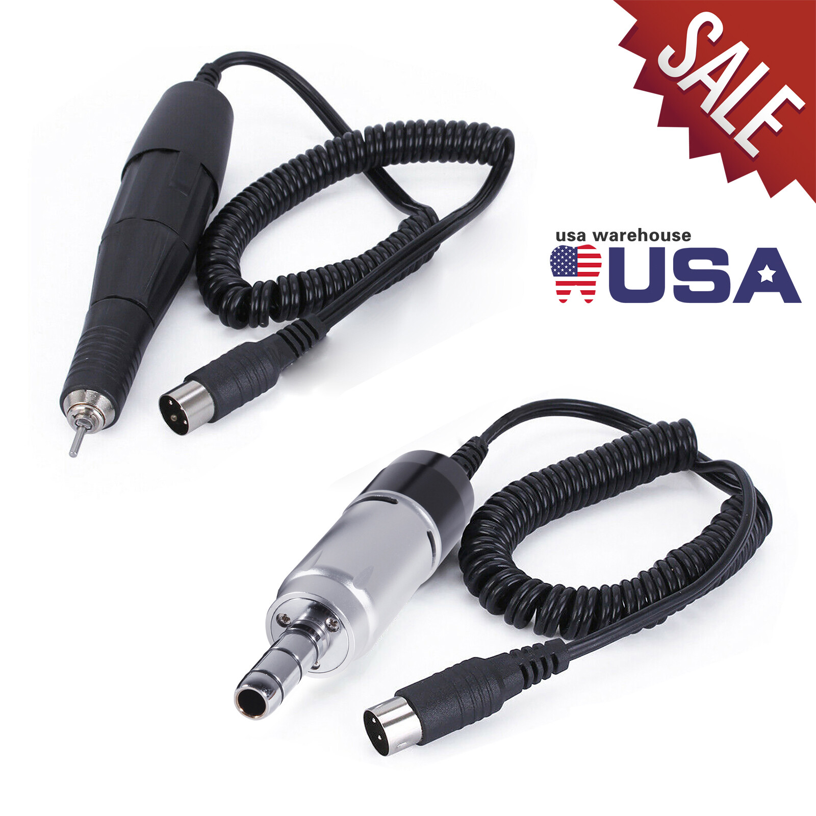 Dental Lab Marathon Micromotor Polishing Handpiece E-type Connector 35K RPM