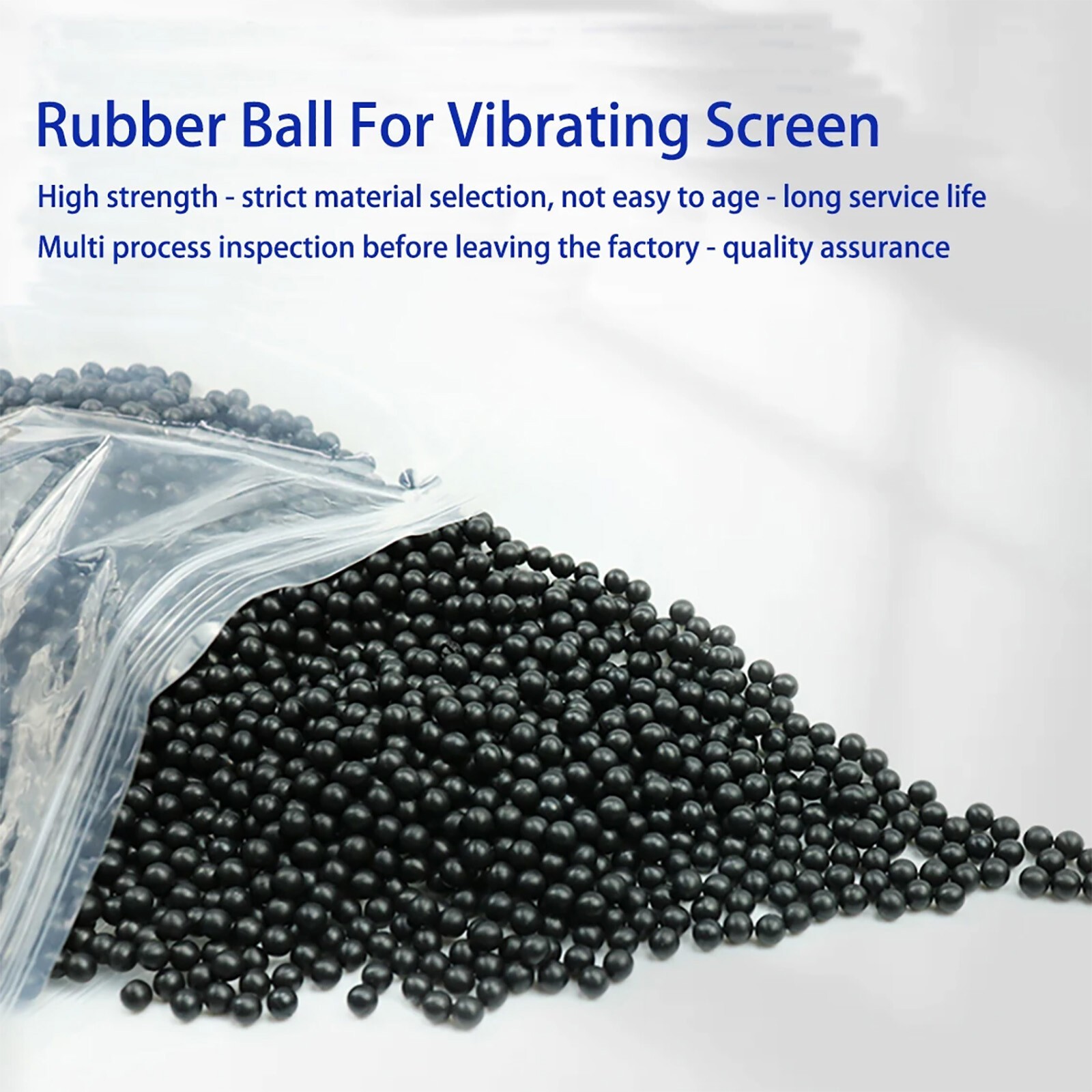 Nitrile Rubber Balls ∅ 2mm to 100mm Black Round Solid Rubber Ball Bouncy Ball.