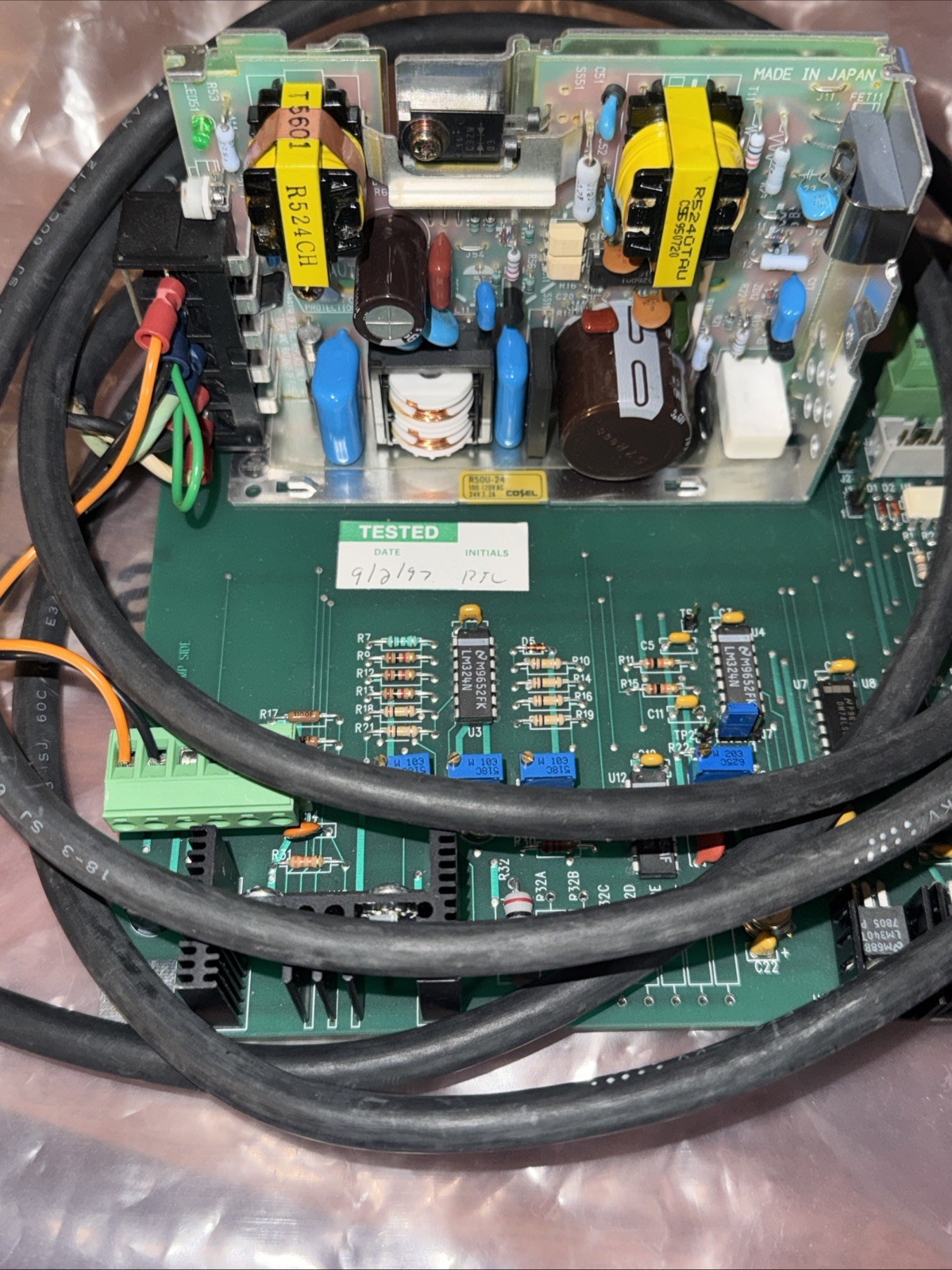 ICCI 8002395, boat loader controller, PCB Assembly, Used, TT1