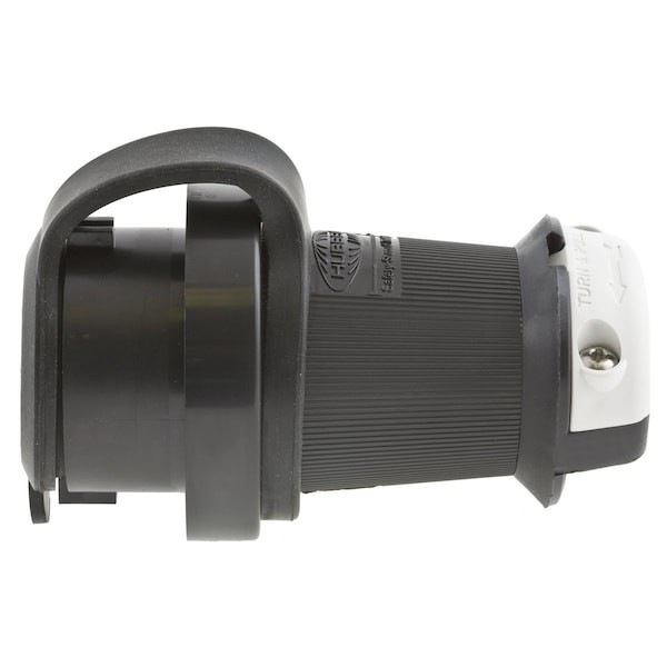 Hubbell Wiring Device-Kellems Hbl2731sw Watertight Locking Plug, L16-30P, 30 A,